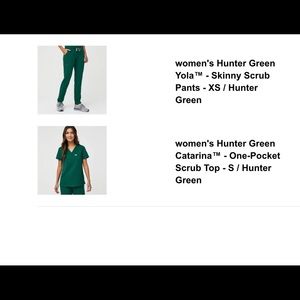 Figs scrub set-gently used